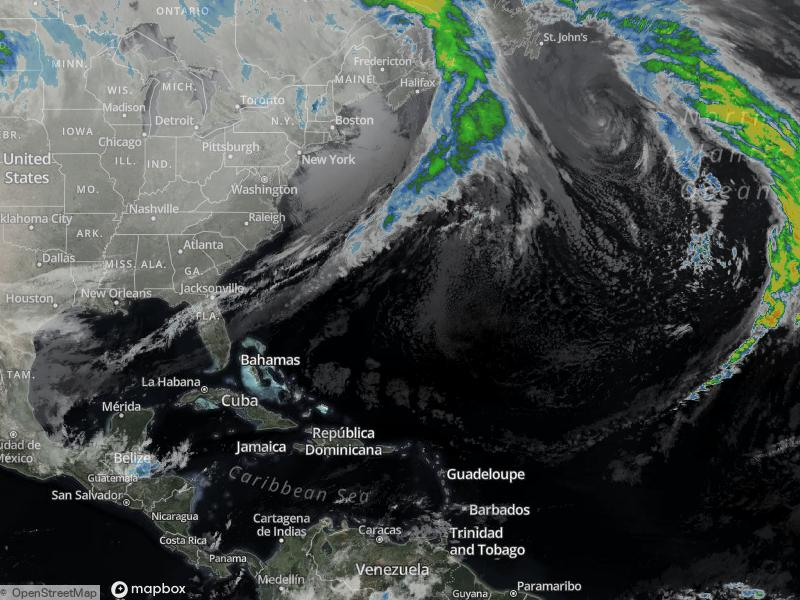 Atlantic Infrared Satellite
