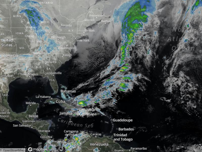 Atlantic Infrared Satellite