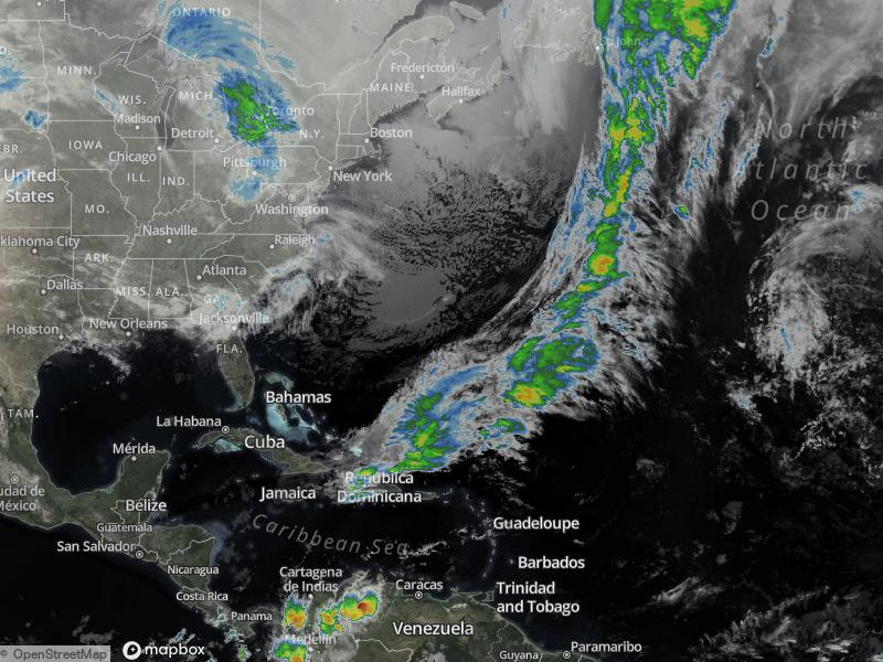 Atlantic Infrared Satellite