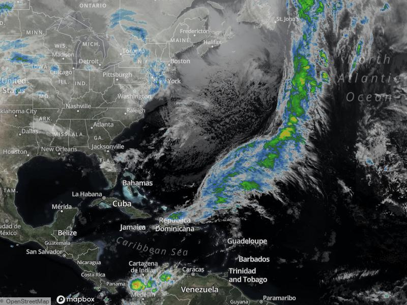 Atlantic Infrared Satellite