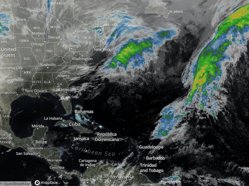 Atlantic Infrared Satellite