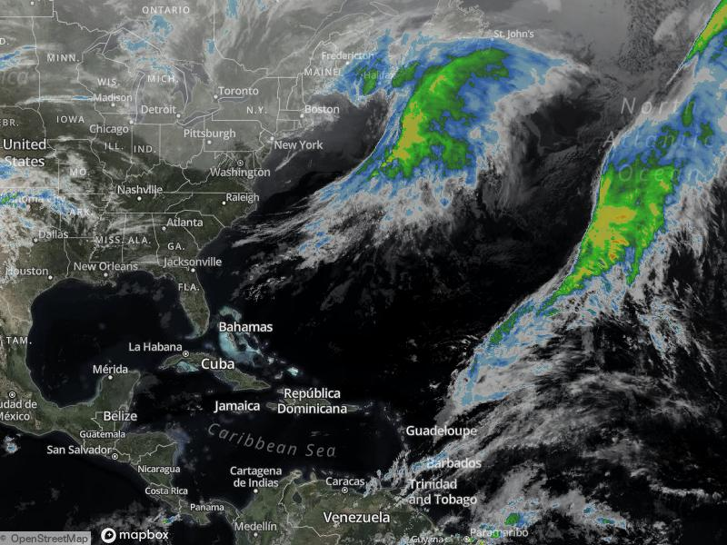 Atlantic Infrared Satellite
