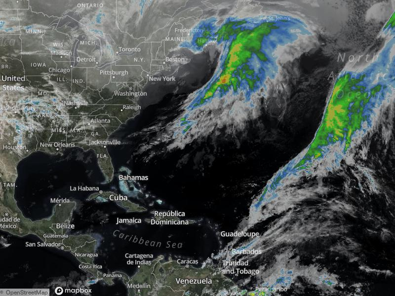 Atlantic Infrared Satellite