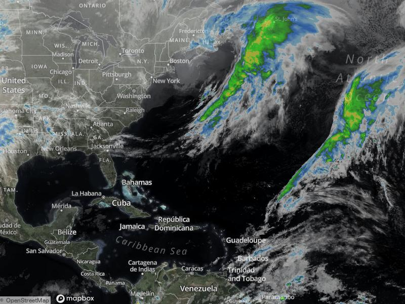 Atlantic Infrared Satellite