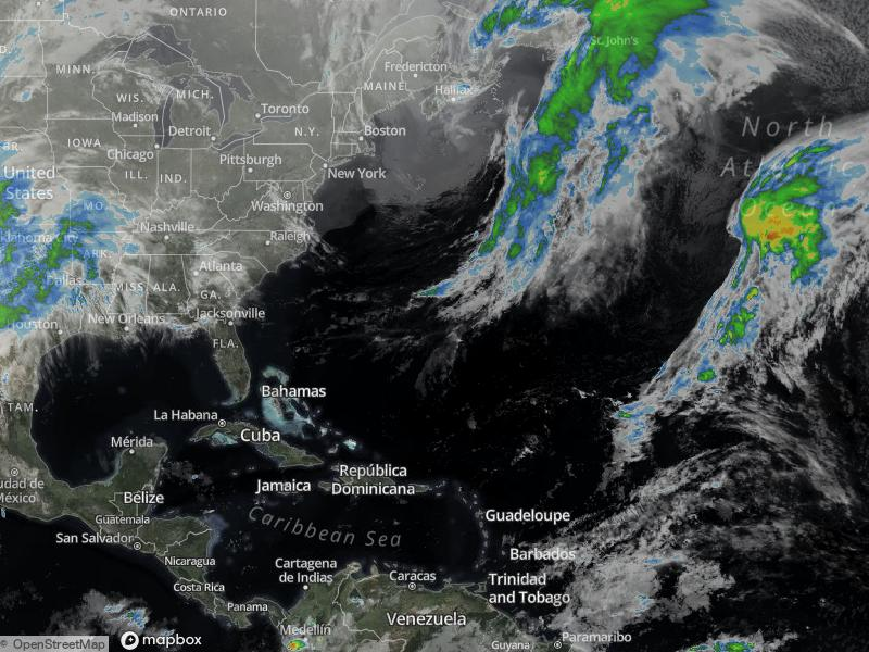 Atlantic Infrared Satellite