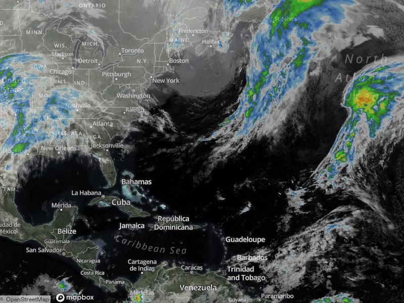 Atlantic Infrared Satellite
