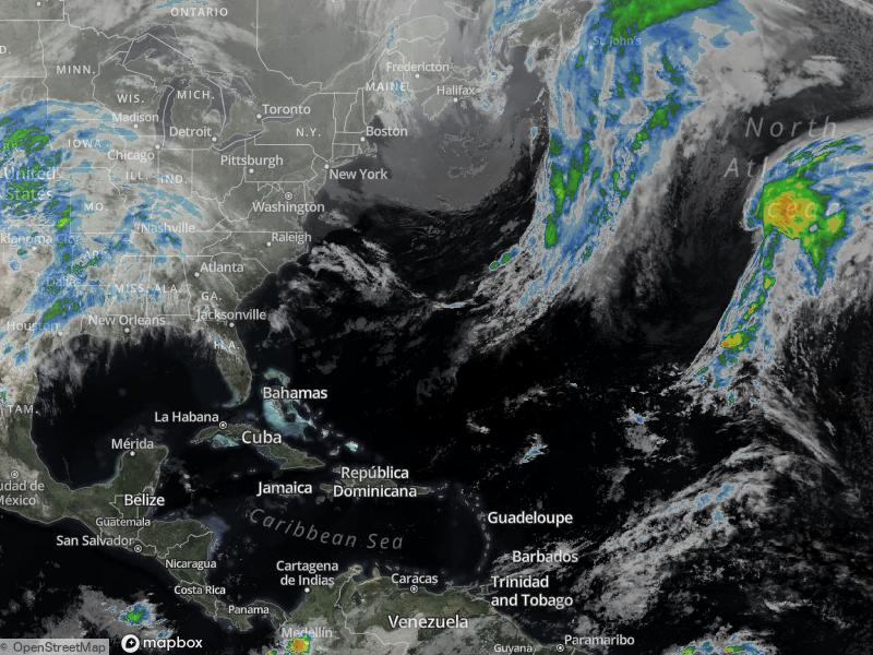 Atlantic Infrared Satellite