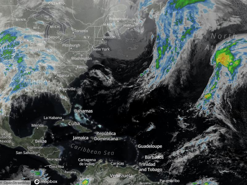 Atlantic Infrared Satellite