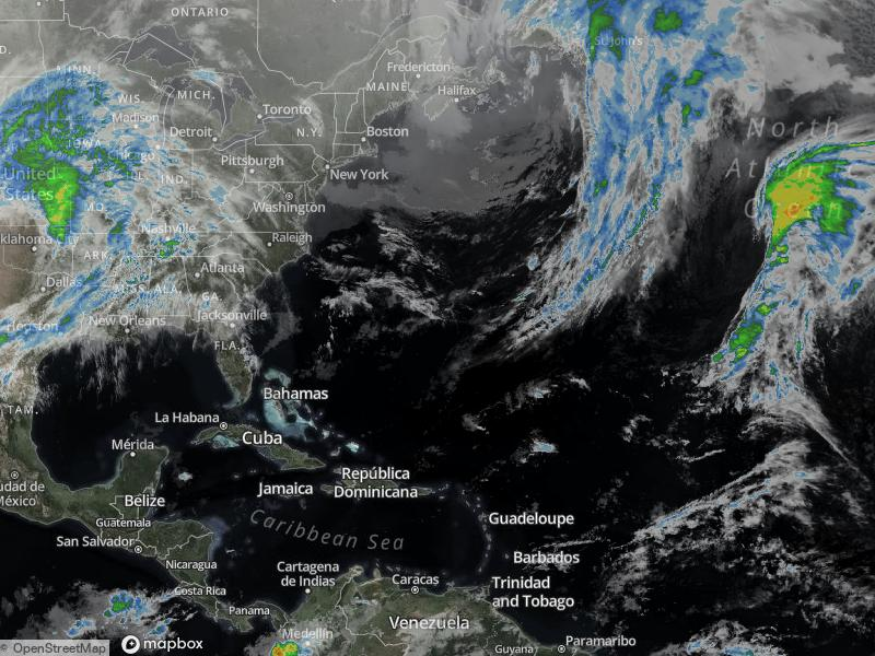 Atlantic Infrared Satellite