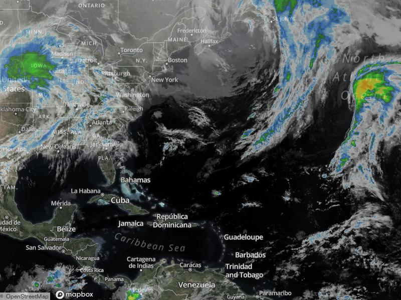 Atlantic Infrared Satellite