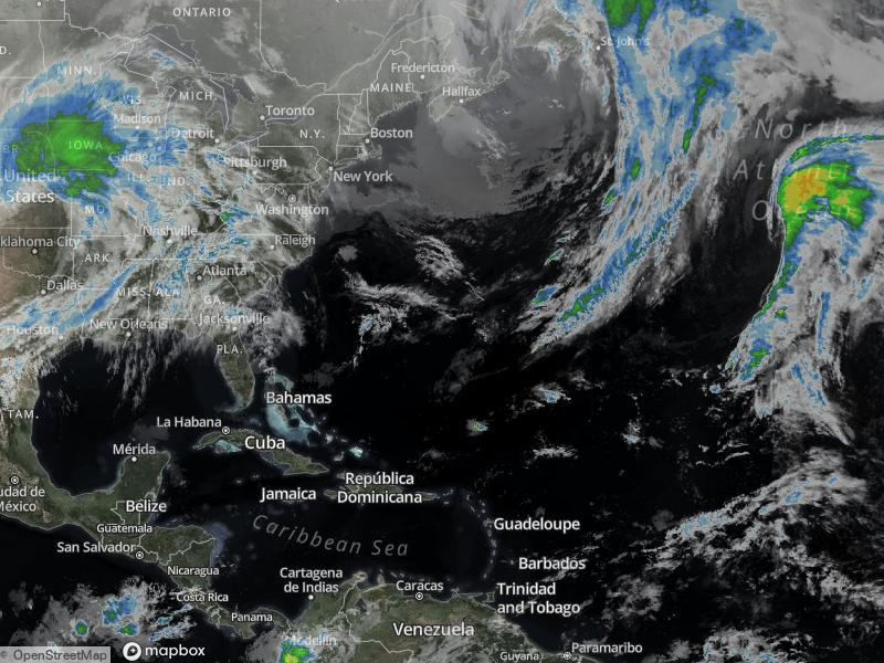 Atlantic Infrared Satellite
