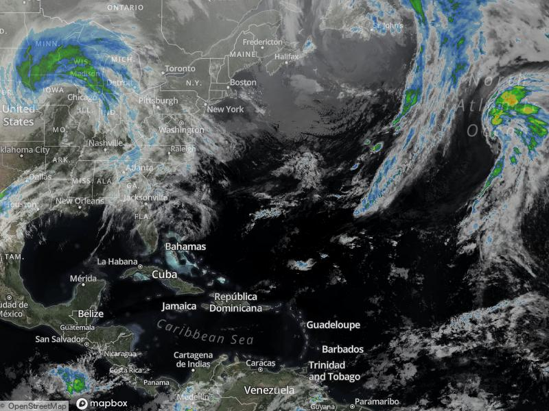 Atlantic Infrared Satellite