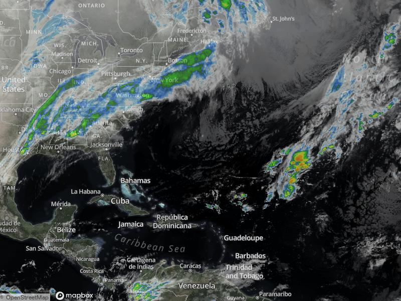 Atlantic Infrared Satellite