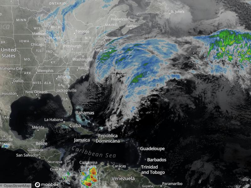 Atlantic Infrared Satellite