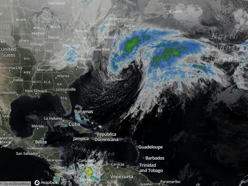 Atlantic Infrared Satellite