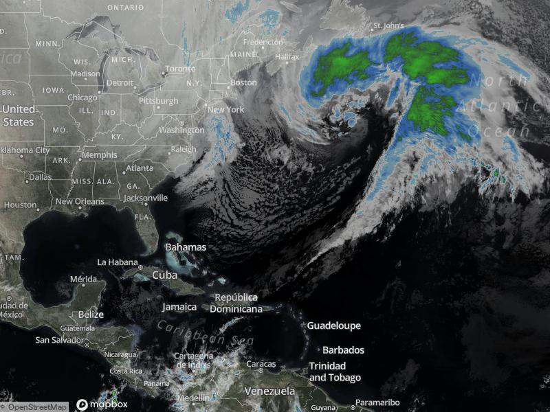 Atlantic Infrared Satellite