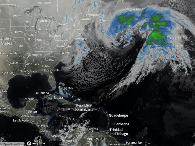 Atlantic Infrared Satellite
