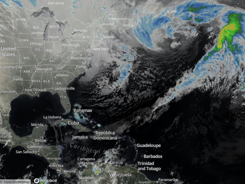 Atlantic Infrared Satellite