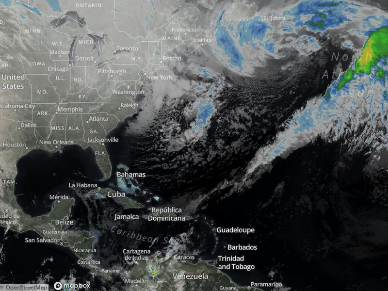 Atlantic Infrared Satellite