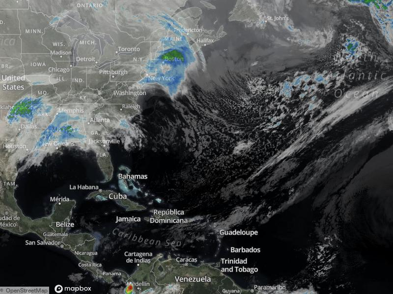 Atlantic Infrared Satellite
