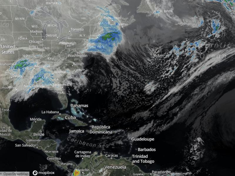 Atlantic Infrared Satellite