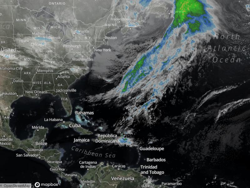 Atlantic Infrared Satellite