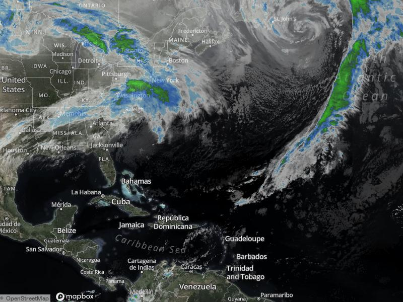 Atlantic Infrared Satellite