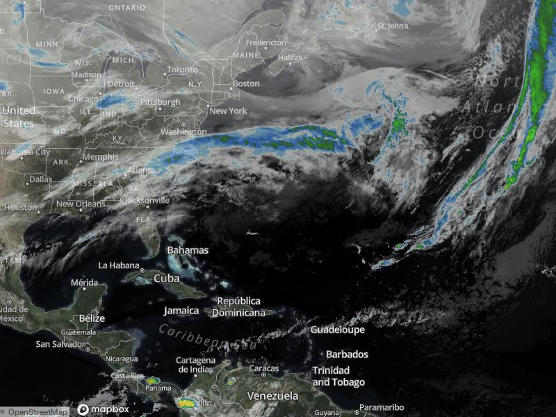 Atlantic Infrared Satellite