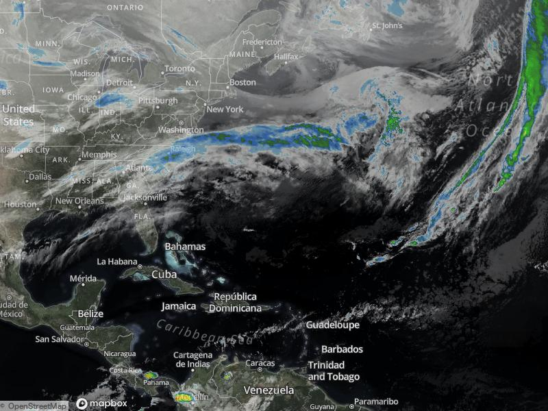 Atlantic Infrared Satellite