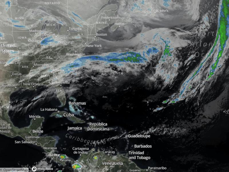 Atlantic Infrared Satellite