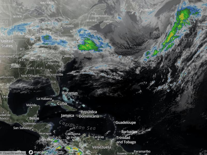 Atlantic Infrared Satellite