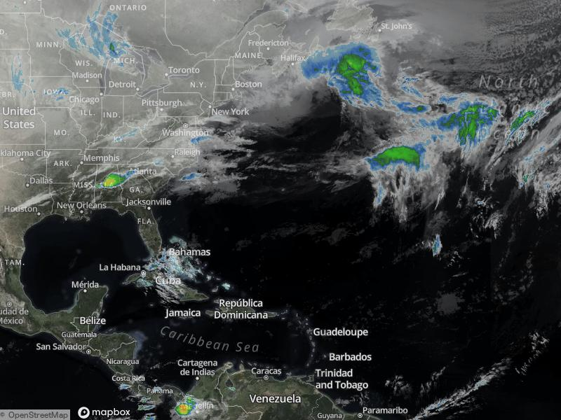 Atlantic Infrared Satellite