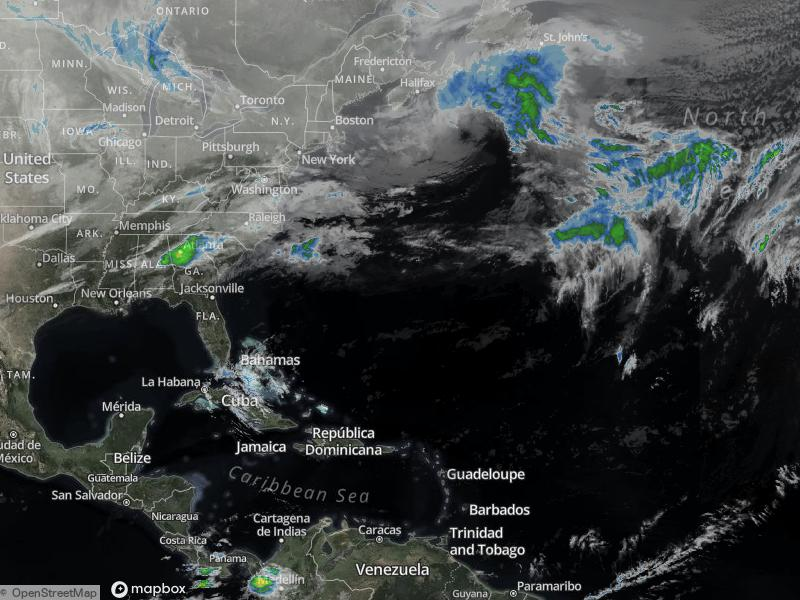 Atlantic Infrared Satellite