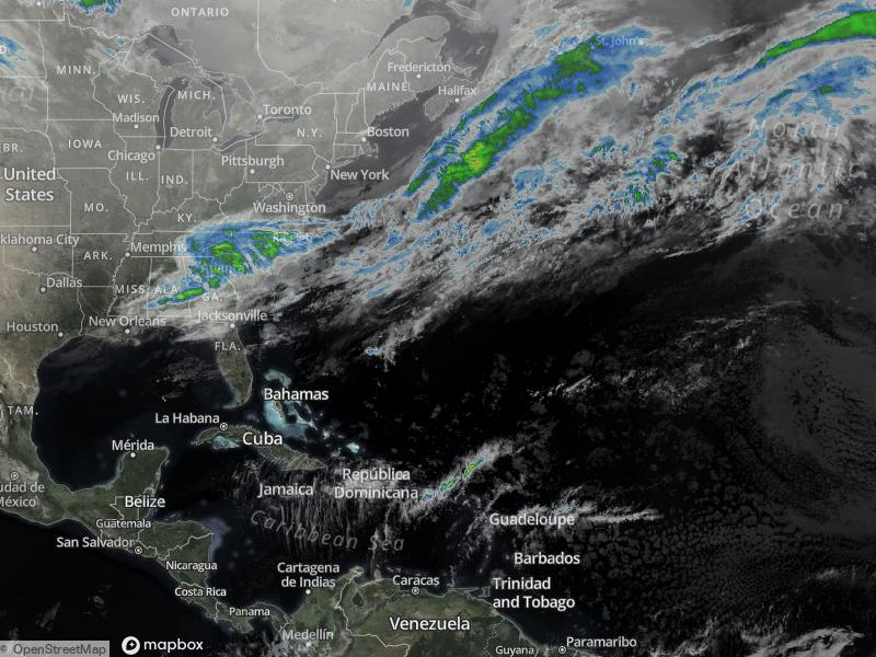 Atlantic Infrared Satellite