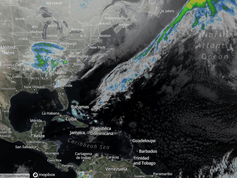 Atlantic Infrared Satellite