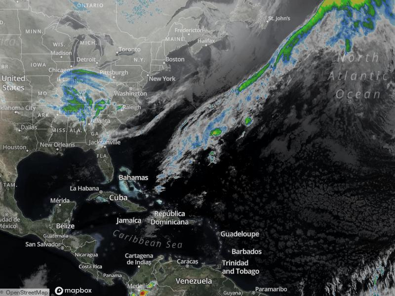 Atlantic Infrared Satellite