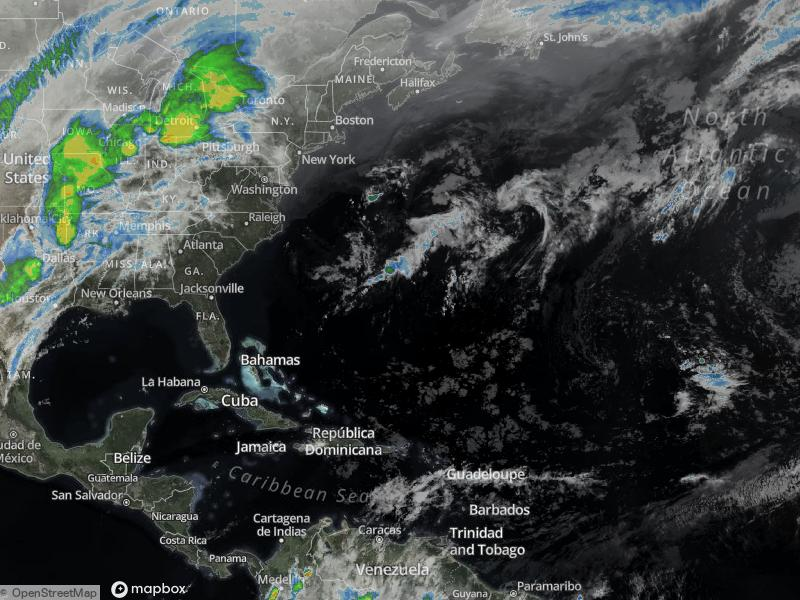 Atlantic Infrared Satellite