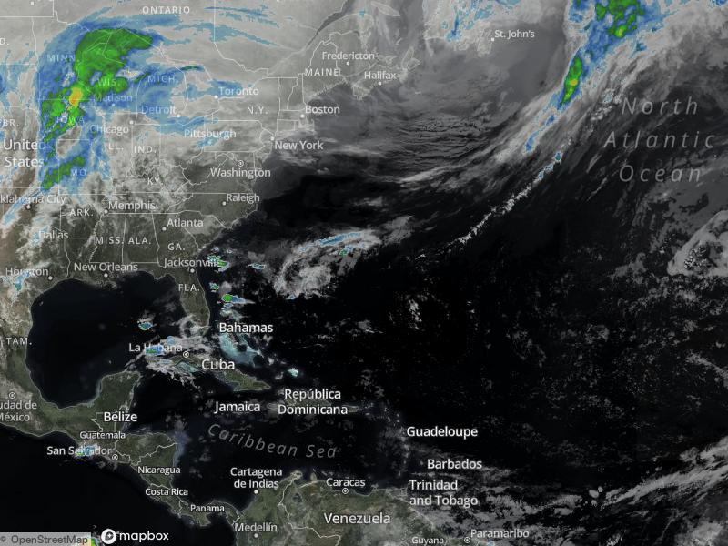 Atlantic Infrared Satellite