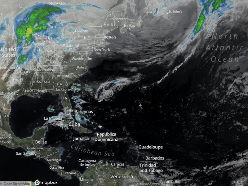 Atlantic Infrared Satellite