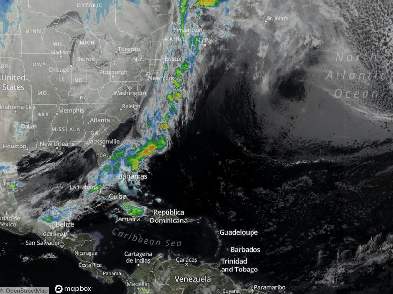 Atlantic Infrared Satellite