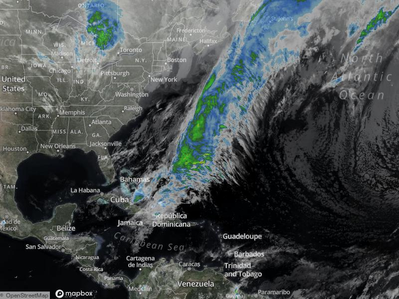 Atlantic Infrared Satellite