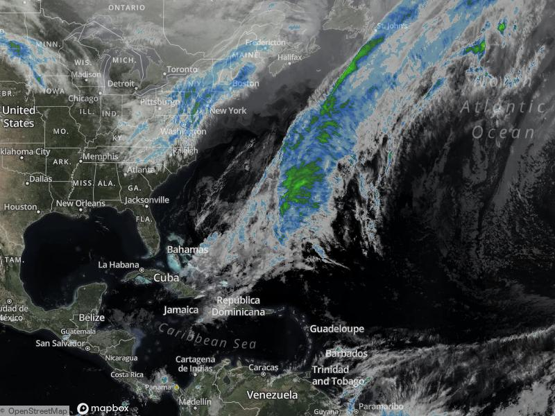 Atlantic Infrared Satellite