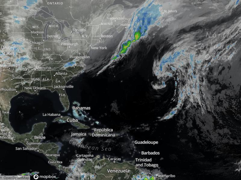 Atlantic Infrared Satellite