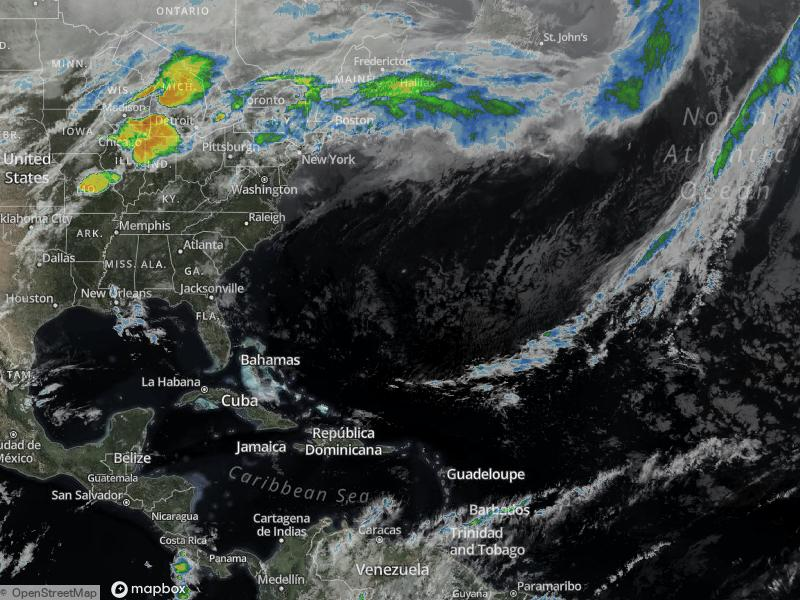 Atlantic Infrared Satellite