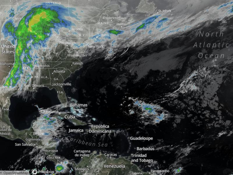 Atlantic Infrared Satellite