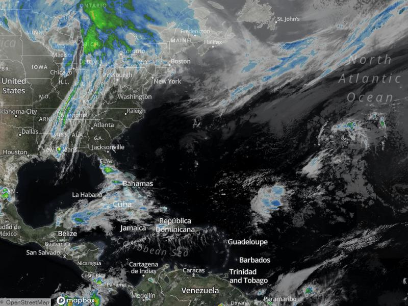 Atlantic Infrared Satellite