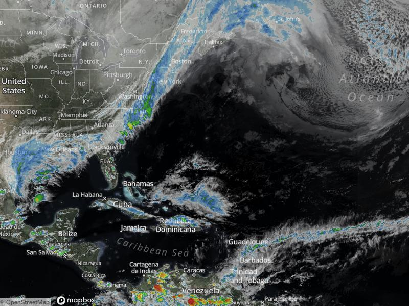 Atlantic Infrared Satellite