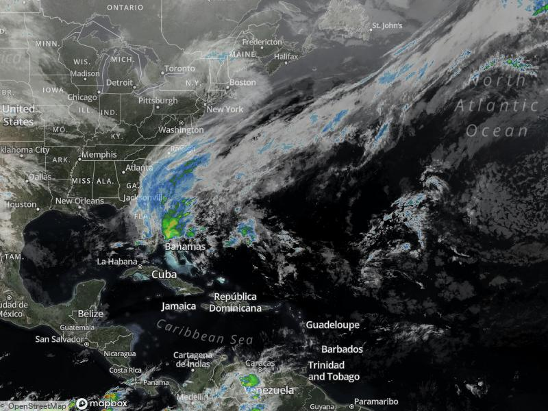 Atlantic Infrared Satellite