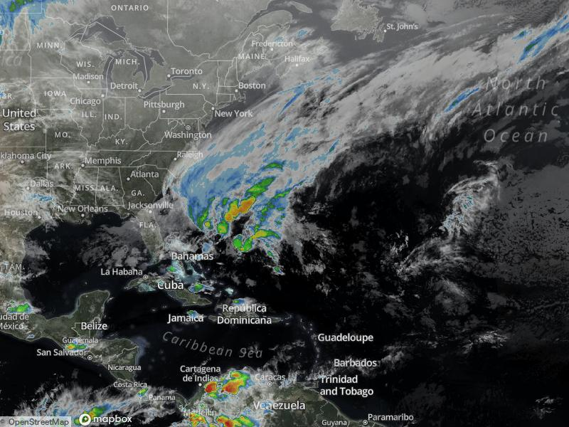 Atlantic Infrared Satellite