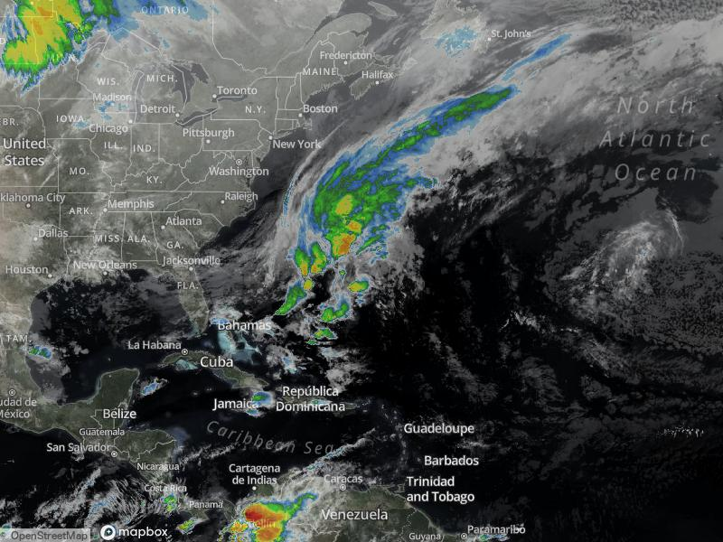 Atlantic Infrared Satellite